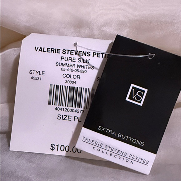 VALERIE STEVENS PURE SILK SHEER HOODIE - Picture 8 of 8